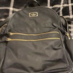 Kate spade nylon backpack Guc straps are stripped on some parts